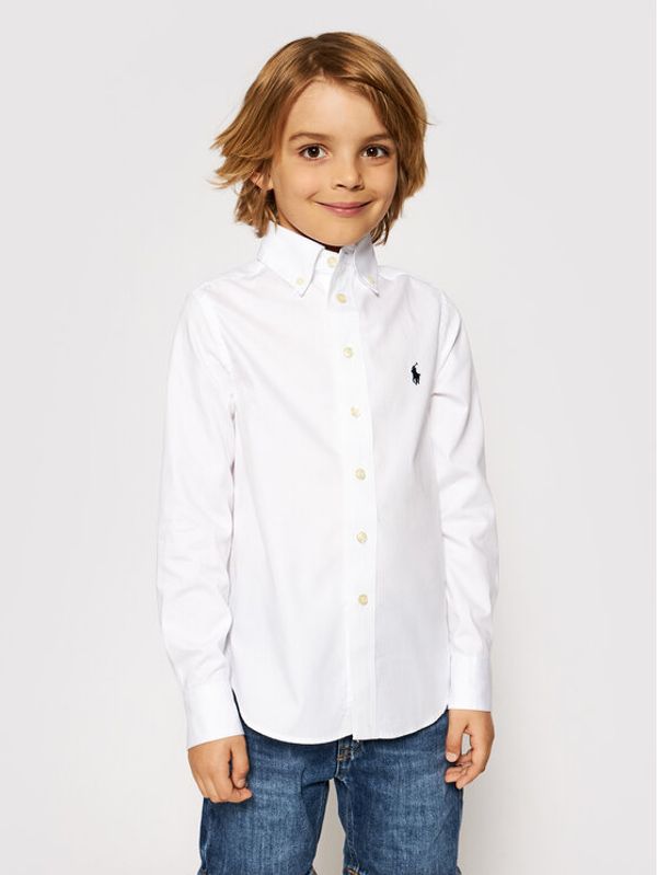 Polo Ralph Lauren Polo Ralph Lauren Риза 323819238001 Бял Slim Fit
