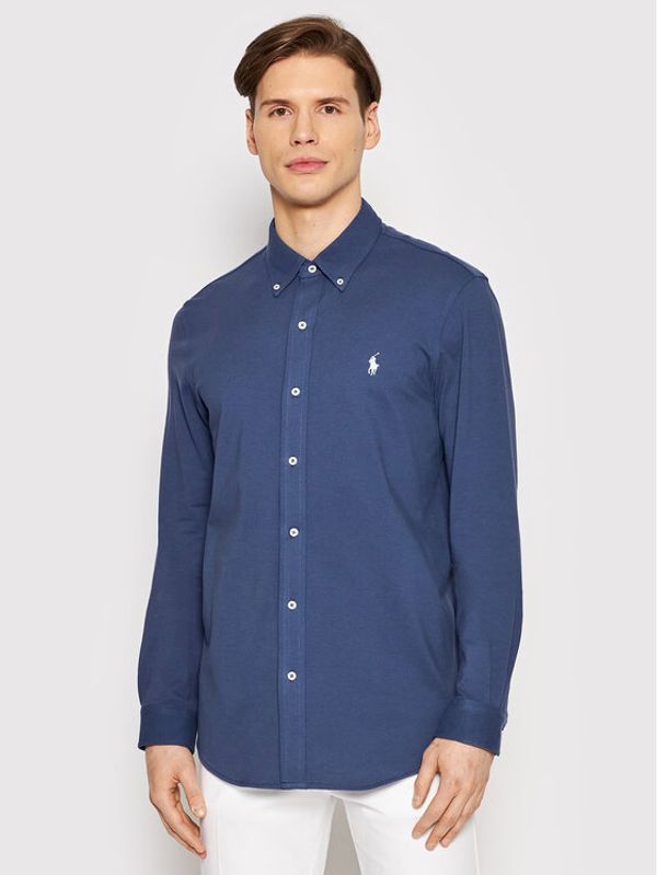 Polo Ralph Lauren Polo Ralph Lauren Риза 710654408074 Тъмносин Regular Fit