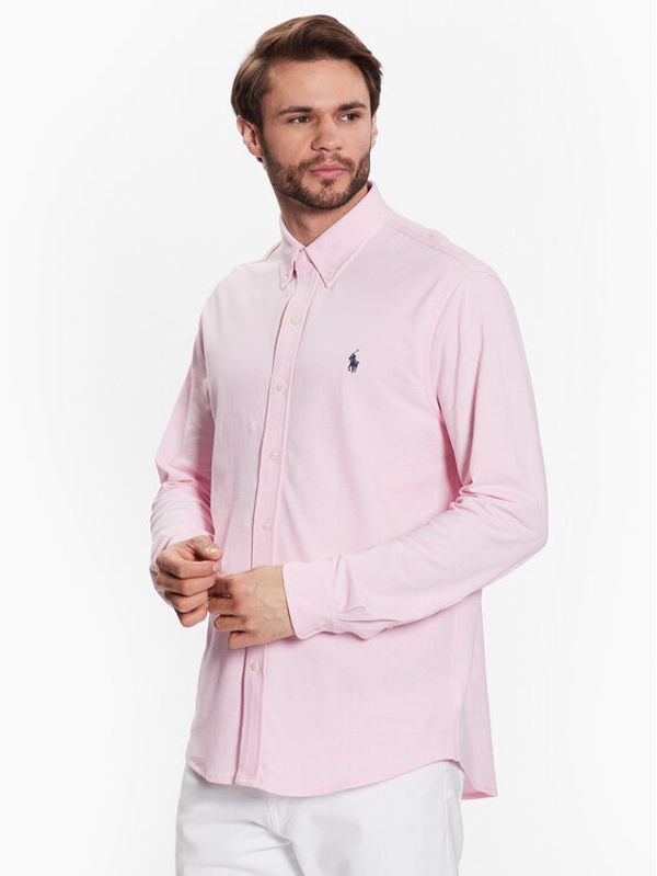 Polo Ralph Lauren Polo Ralph Lauren Риза 710654408101 Розов Slim Fit