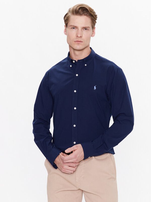 Polo Ralph Lauren Polo Ralph Lauren Риза 710832480001 Тъмносин Slim Fit
