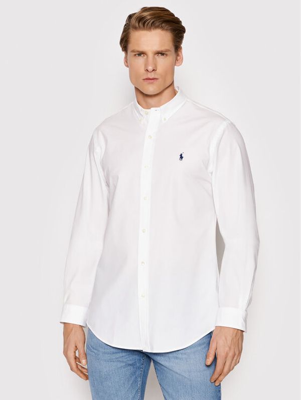 Polo Ralph Lauren Polo Ralph Lauren Риза 710832480002 Бял Slim Fit