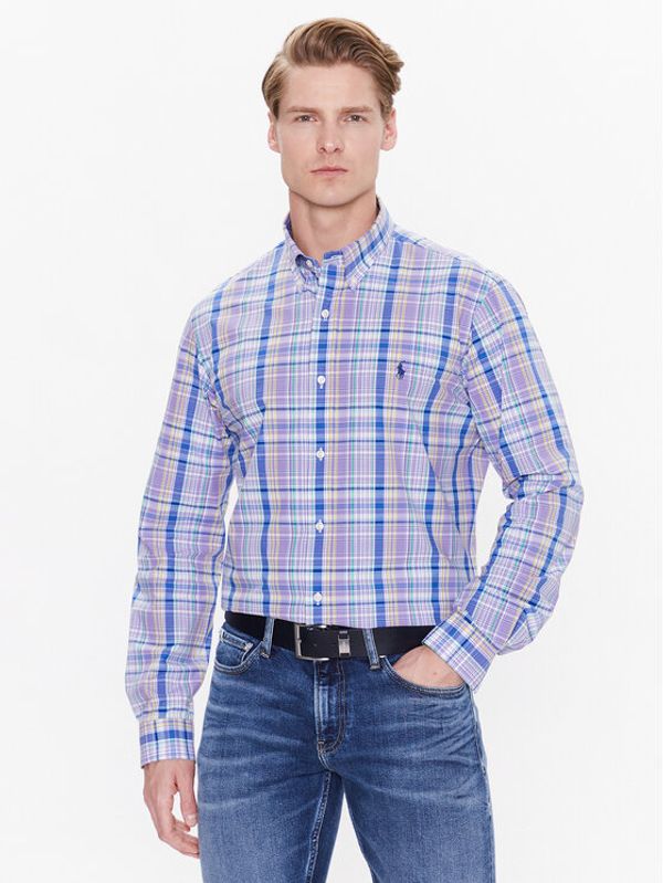 Polo Ralph Lauren Polo Ralph Lauren Риза 710865770014 Виолетов Custom Fit