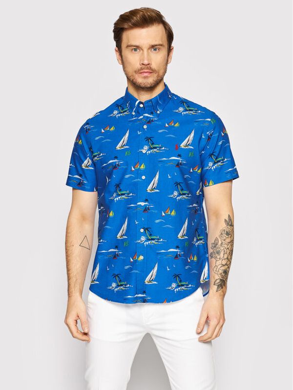 Polo Ralph Lauren Polo Ralph Lauren Риза 710867318001 Син Custom Fit