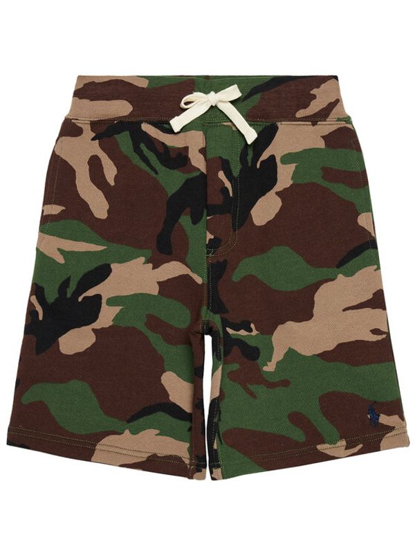 Polo Ralph Lauren Polo Ralph Lauren Шорти от плат Po 323832971002 Зелен Regular Fit