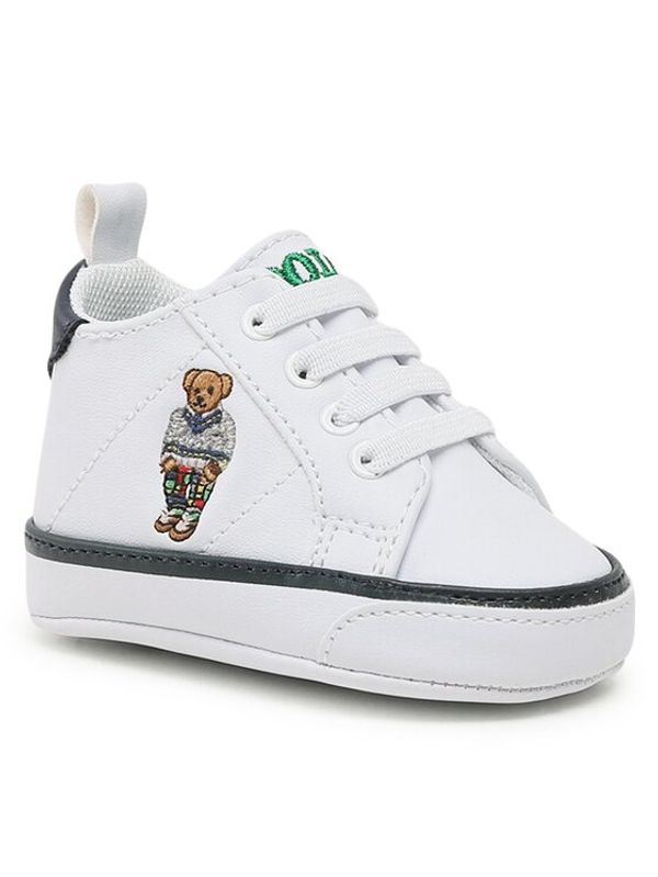 Polo Ralph Lauren Polo Ralph Lauren Сникърси Quilton Bear Gore Hi Layette RL100729 Бял