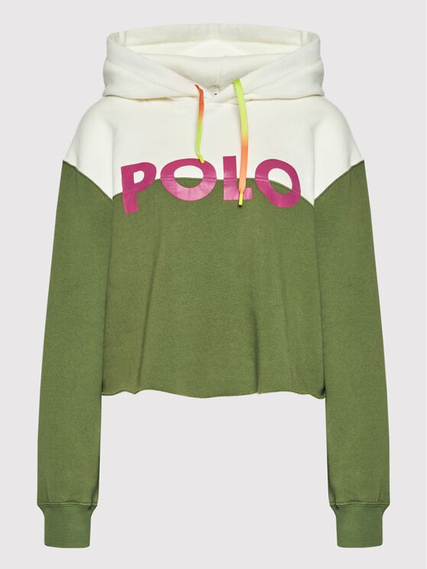 Polo Ralph Lauren Polo Ralph Lauren Суитшърт 211856677001 Бял Relaxed Fit