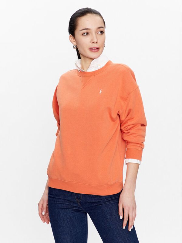 Polo Ralph Lauren Polo Ralph Lauren Суитшърт 211891557005 Оранжев Regular Fit
