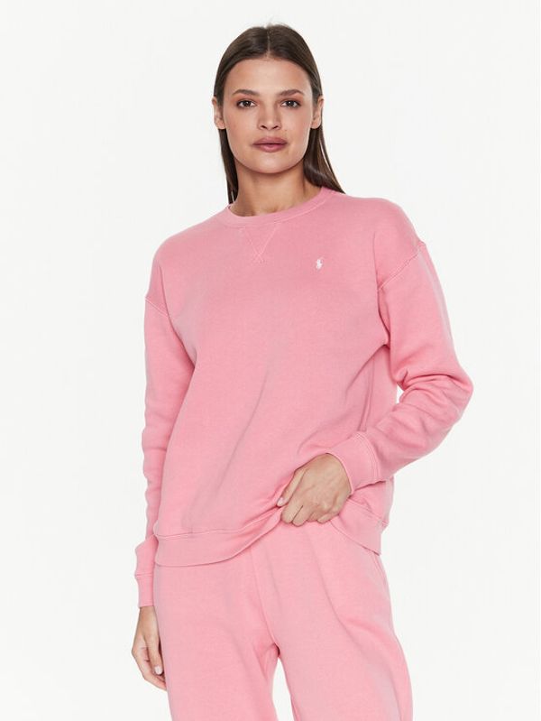 Polo Ralph Lauren Polo Ralph Lauren Суитшърт 211891557007 Розов Regular Fit