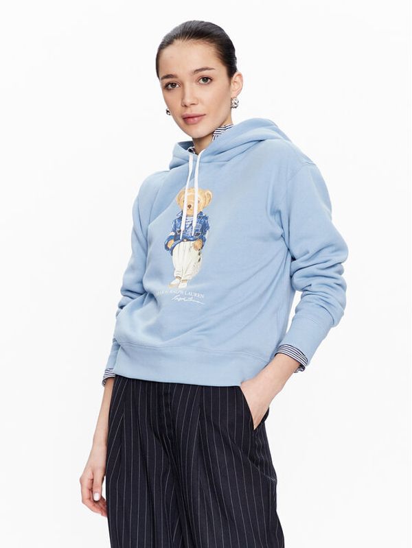 Polo Ralph Lauren Polo Ralph Lauren Суитшърт 211892663001 Син Regular Fit