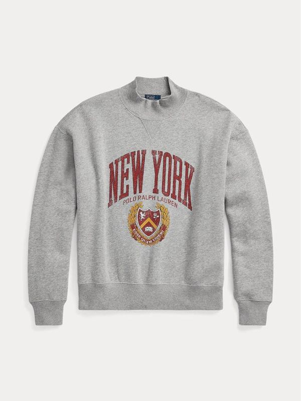 Polo Ralph Lauren Polo Ralph Lauren Суитшърт 211910173001 Сив Regular Fit