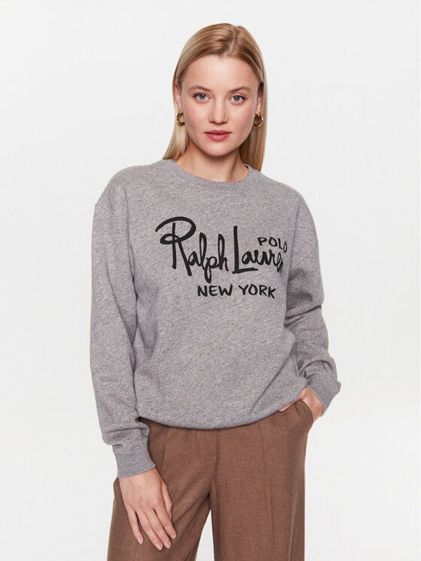 Polo Ralph Lauren Polo Ralph Lauren Суитшърт 211911772001 Сив Regular Fit