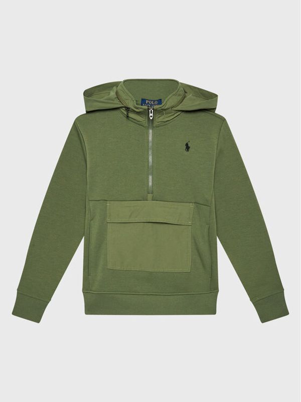 Polo Ralph Lauren Polo Ralph Lauren Суитшърт 323861449003 Зелен Regular Fit