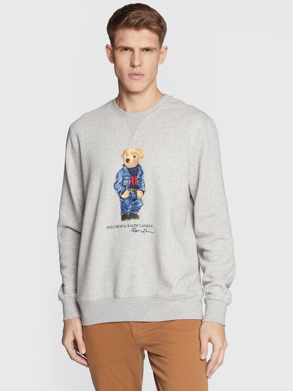 Polo Ralph Lauren Polo Ralph Lauren Суитшърт 710853308 Сив Regular Fit