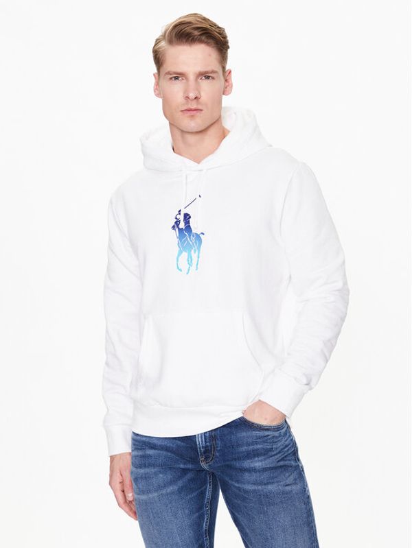 Polo Ralph Lauren Polo Ralph Lauren Суитшърт 710890948002 Бял Regular Fit