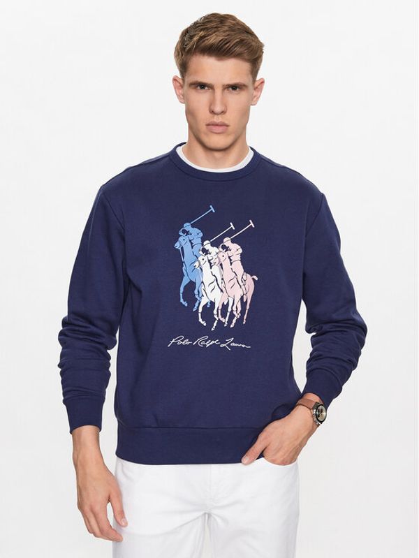 Polo Ralph Lauren Polo Ralph Lauren Суитшърт 710909590001 Тъмносин Regular Fit