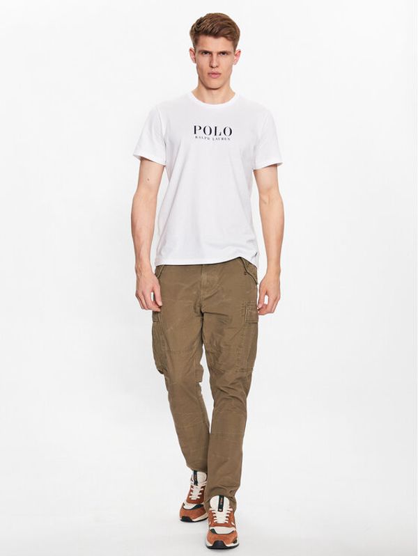 Polo Ralph Lauren Polo Ralph Lauren Тениска на пижама 714899613005 Бял Regular Fit