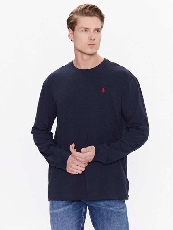 Polo Ralph Lauren Polo Ralph Lauren Тениска с дълъг ръкав 710671467019 Тъмносин Classic Fit
