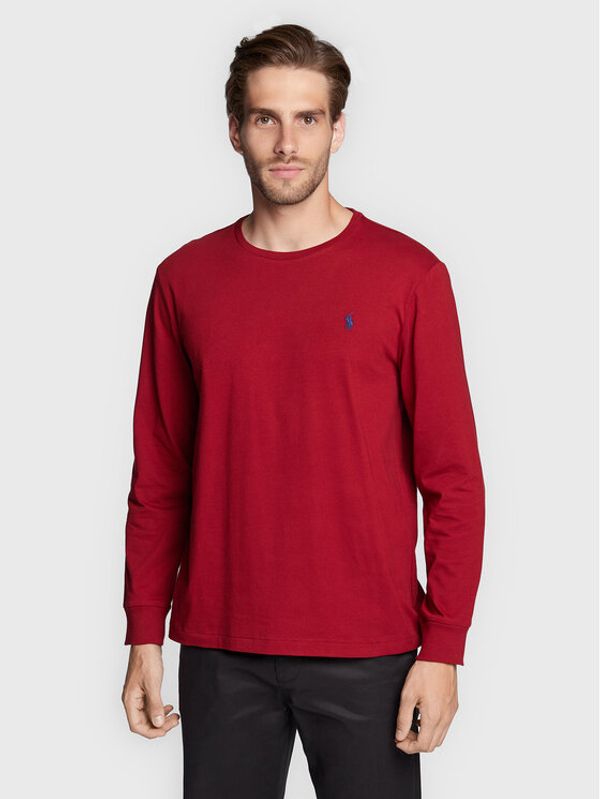 Polo Ralph Lauren Polo Ralph Lauren Тениска с дълъг ръкав 710671468050 Червен Slim Fit