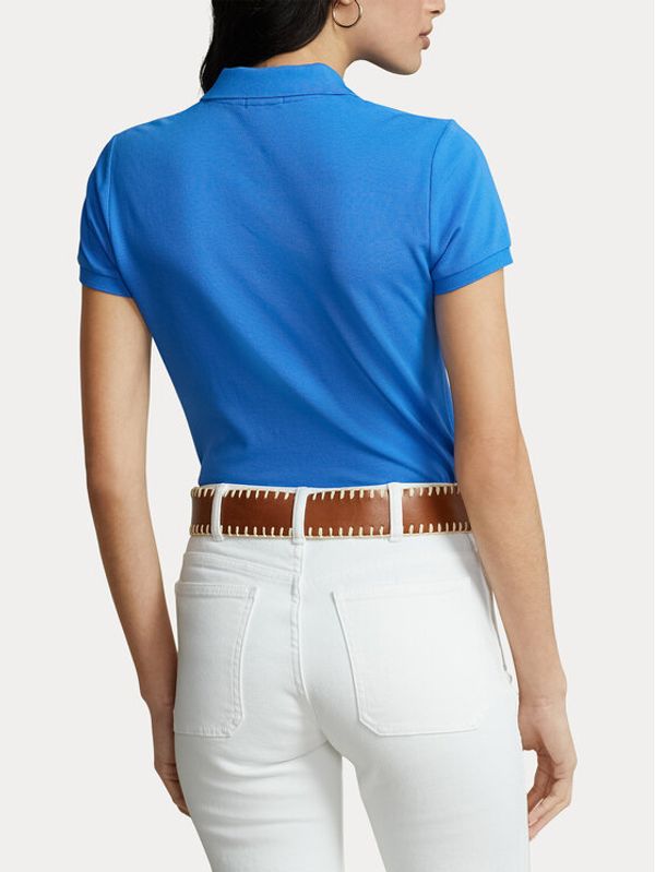 Polo Ralph Lauren Polo Ralph Lauren Тениска с яка и копчета 211870236006 Син Regular Fit