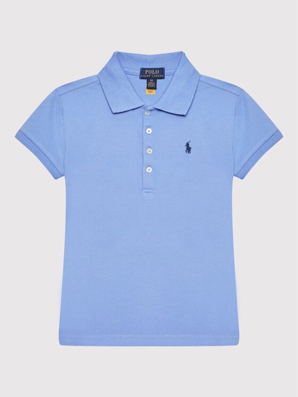 Polo Ralph Lauren Polo Ralph Lauren Тениска с яка и копчета 312698589109 Син Regular Fit