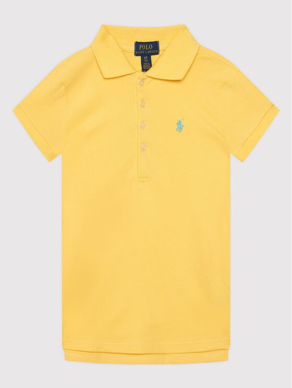 Polo Ralph Lauren Polo Ralph Lauren Тениска с яка и копчета 313698589107 Жълт Regular Fit