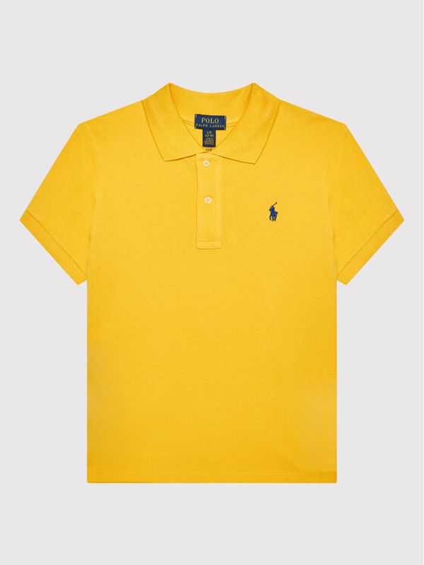 Polo Ralph Lauren Polo Ralph Lauren Тениска с яка и копчета 313844232015 Жълт Regular Fit