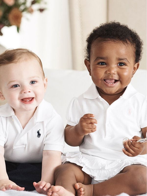 Polo Ralph Lauren Polo Ralph Lauren Тениска с яка и копчета 320570127001 Бял Regular Fit