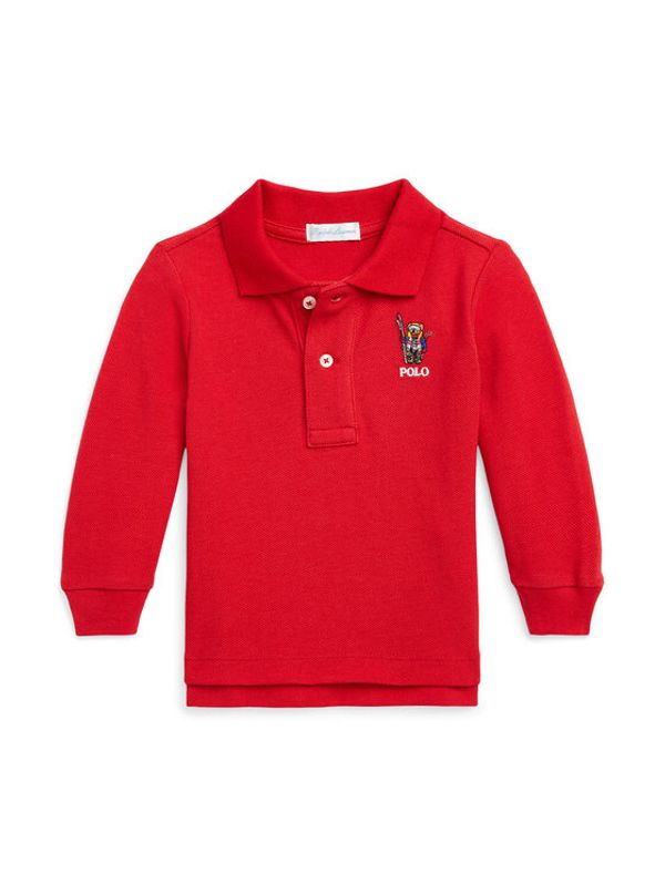 Polo Ralph Lauren Polo Ralph Lauren Тениска с яка и копчета 320853797 Червен Regular Fit