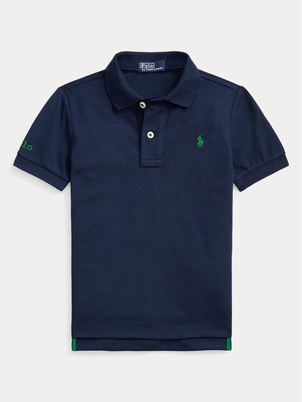Polo Ralph Lauren Polo Ralph Lauren Тениска с яка и копчета 321866641002 Тъмносин Regular Fit