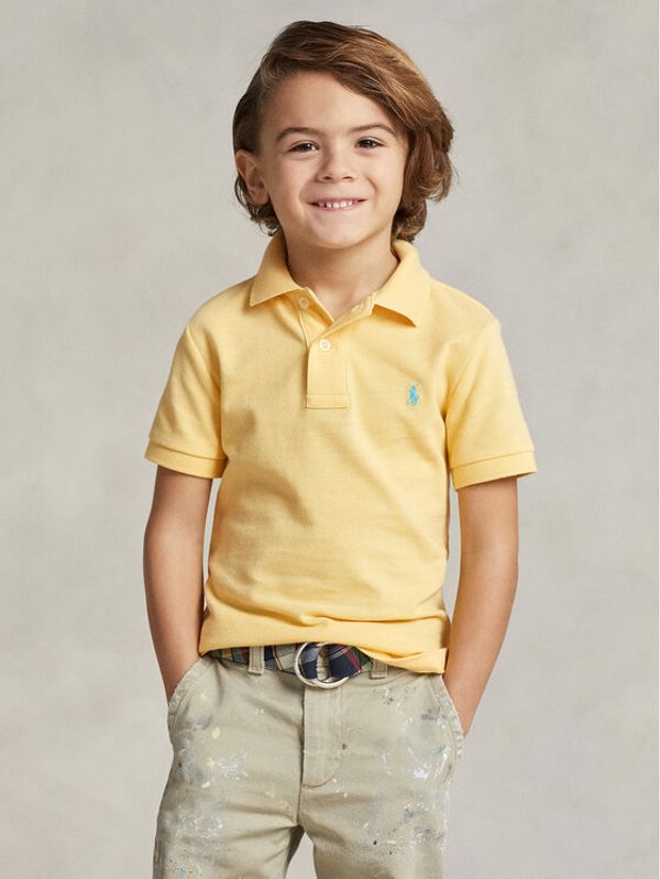 Polo Ralph Lauren Polo Ralph Lauren Тениска с яка и копчета 322703632062 Жълт Regular Fit