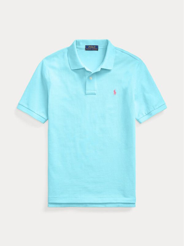 Polo Ralph Lauren Polo Ralph Lauren Тениска с яка и копчета 323547926021 Син Regular Fit