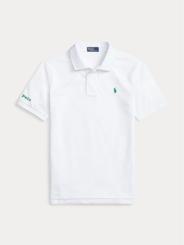 Polo Ralph Lauren Polo Ralph Lauren Тениска с яка и копчета 323866641001 Бял Regular Fit
