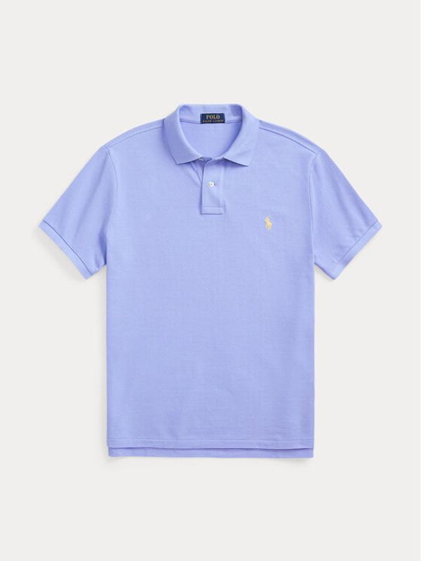 Polo Ralph Lauren Polo Ralph Lauren Тениска с яка и копчета 710536856366 Син Slim Fit