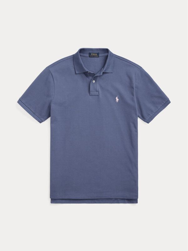 Polo Ralph Lauren Polo Ralph Lauren Тениска с яка и копчета 710536856368 Тъмносин Slim Fit