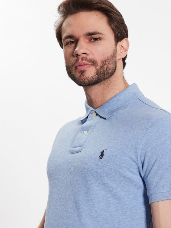 Polo Ralph Lauren Polo Ralph Lauren Тениска с яка и копчета 710548797013 Син Regular Fit