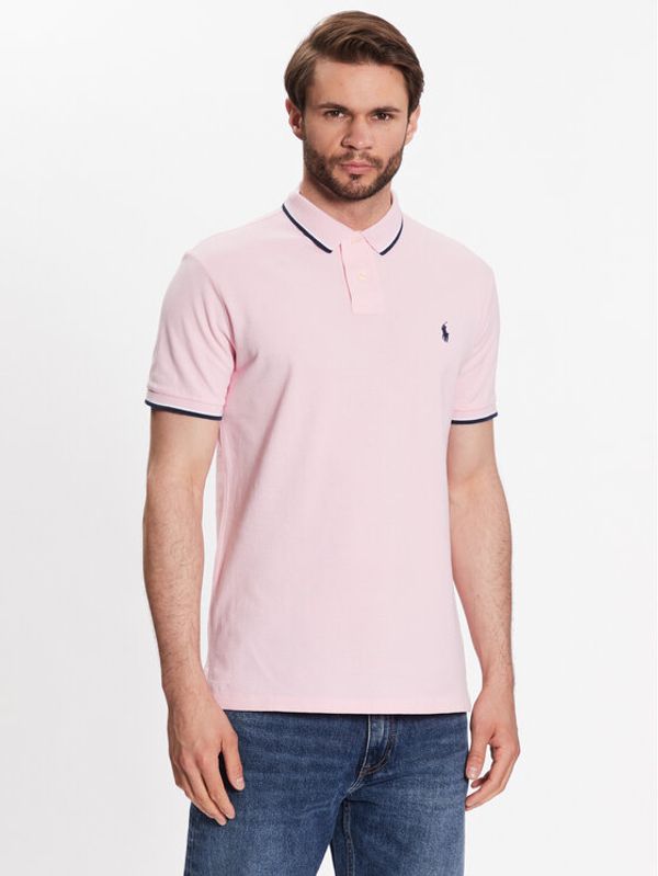 Polo Ralph Lauren Polo Ralph Lauren Тениска с яка и копчета 710842621009 Розов Regular Fit