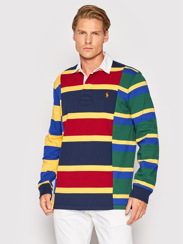 Polo Ralph Lauren Polo Ralph Lauren Тениска с яка и копчета 710870139001 Цветен Classic Fit