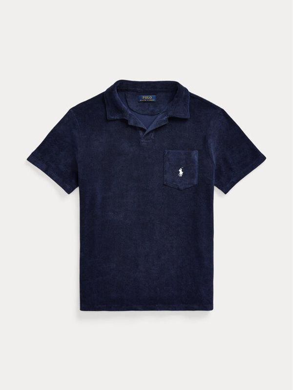 Polo Ralph Lauren Polo Ralph Lauren Тениска с яка и копчета 710901044003 Тъмносин Regular Fit