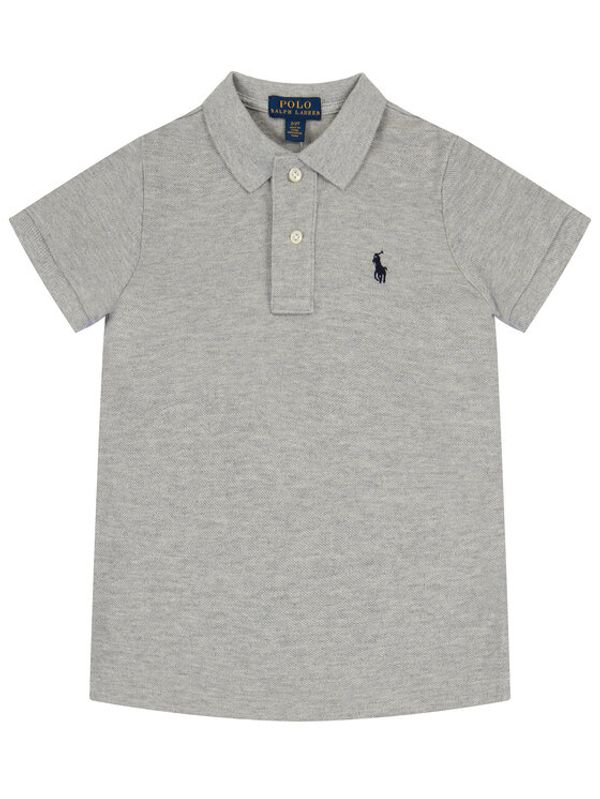 Polo Ralph Lauren Polo Ralph Lauren Тениска с яка и копчета Bsr 322603252 Сив Regular Fit