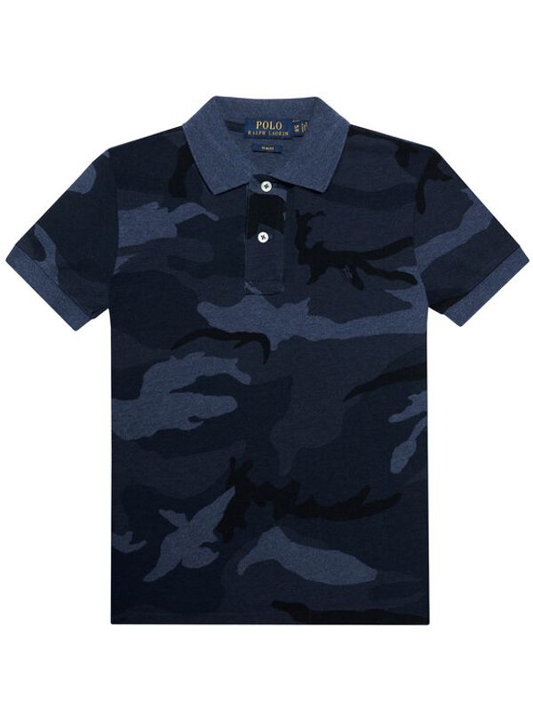 Polo Ralph Lauren Polo Ralph Lauren Тениска с яка и копчета Custom 323836692002 Тъмносин Regular Fit