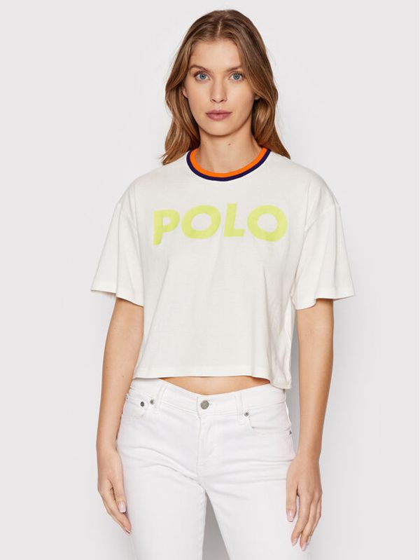 Polo Ralph Lauren Polo Ralph Lauren Тишърт 211856674002 Бял Relaxed Fit