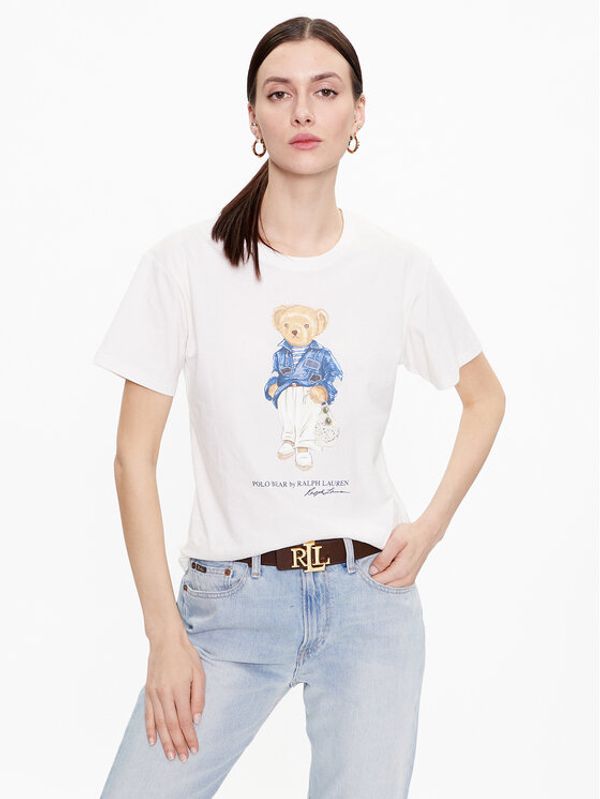 Polo Ralph Lauren Polo Ralph Lauren Тишърт 211892645001 Бял Regular Fit