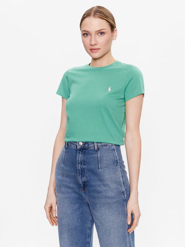 Polo Ralph Lauren Polo Ralph Lauren Тишърт 211898698002 Зелен Regular Fit