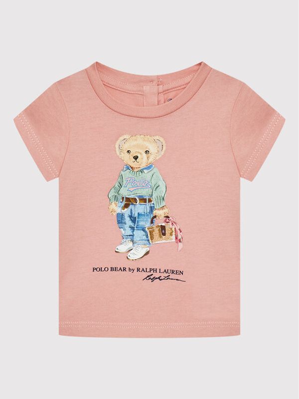 Polo Ralph Lauren Polo Ralph Lauren Тишърт 310875408002 Розов Regular Fit