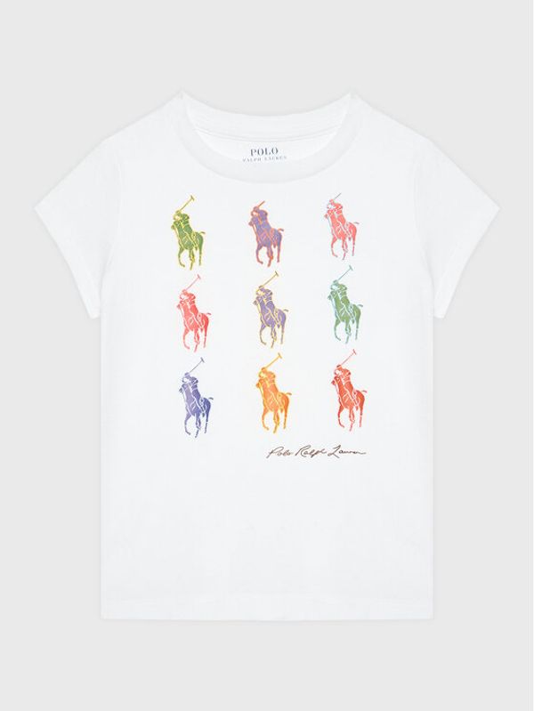 Polo Ralph Lauren Polo Ralph Lauren Тишърт 311867198036 Бял Regular Fit