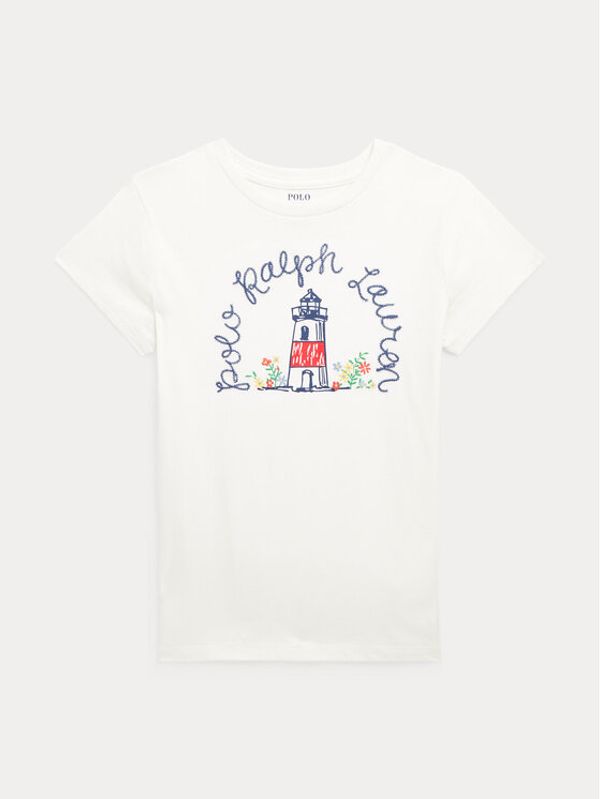 Polo Ralph Lauren Polo Ralph Lauren Тишърт 313901121001 Бял Regular Fit