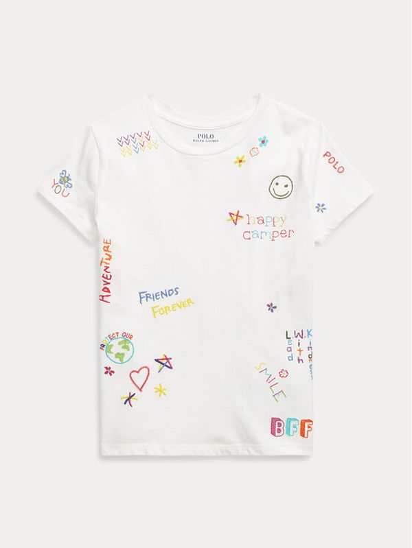 Polo Ralph Lauren Polo Ralph Lauren Тишърт 313901288001 Бял Regular Fit