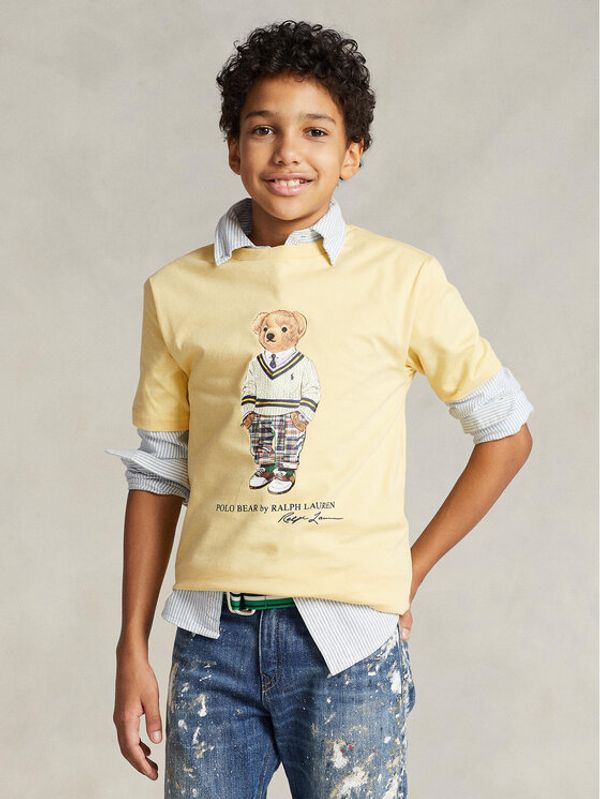 Polo Ralph Lauren Polo Ralph Lauren Тишърт 323853828016 Жълт Regular Fit