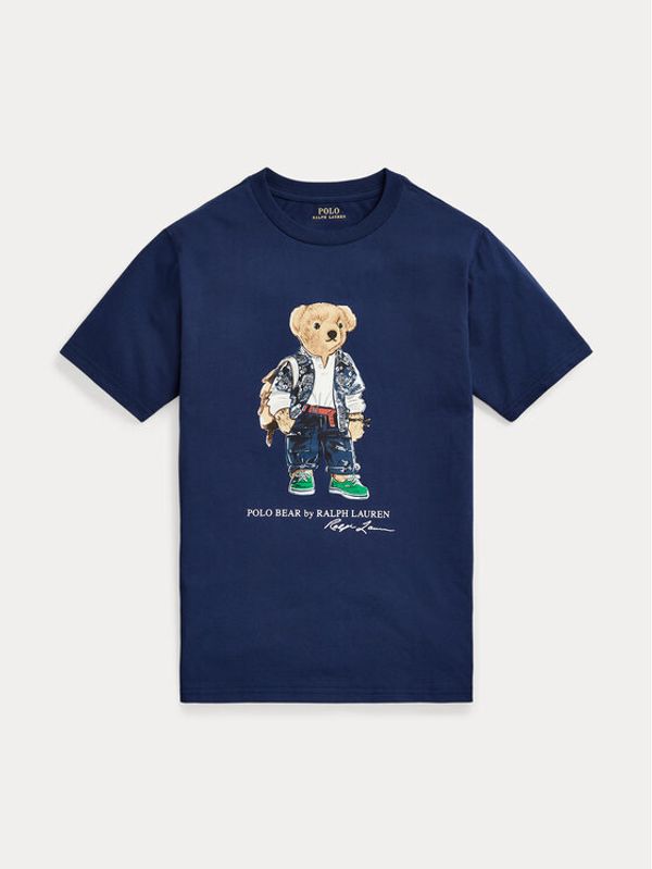 Polo Ralph Lauren Polo Ralph Lauren Тишърт 323853828018 Син Regular Fit