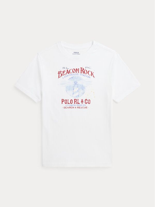 Polo Ralph Lauren Polo Ralph Lauren Тишърт 323892296001 Бял Regular Fit